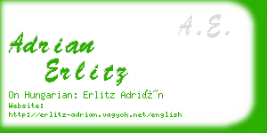 adrian erlitz business card